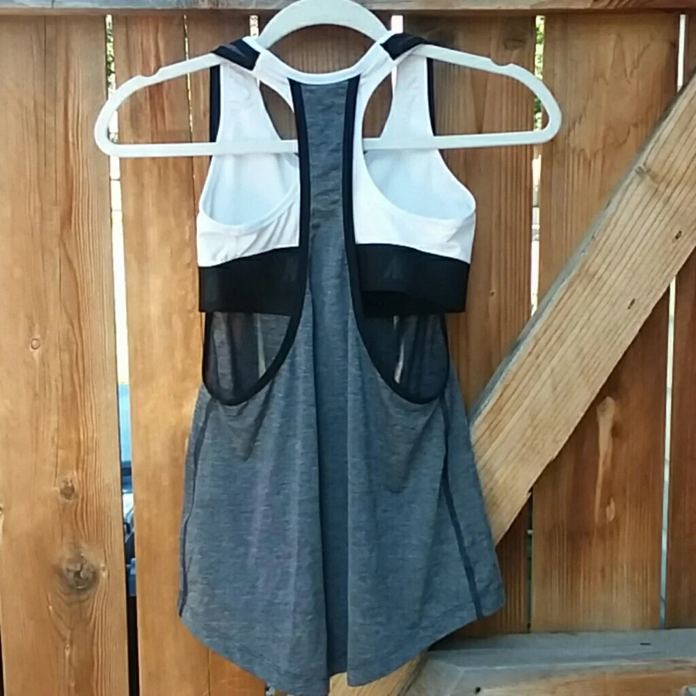 Nike Dri fit workout tank top gray xs